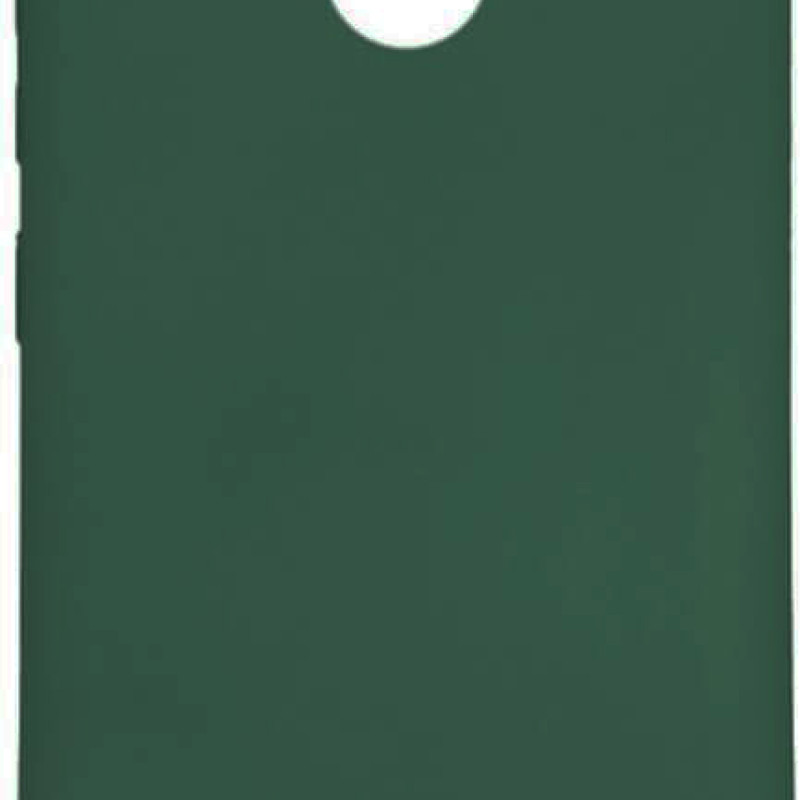 Θήκη Πλάτης Σιλικόνης Απλή για Realme C21Y/C25Y - Χρώμα: Σκούρο Πράσινο