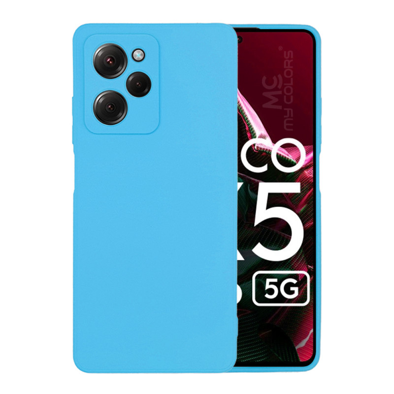 Θήκη Πλάτης Σιλικόνης Soft για Xiaomi Poco X5 Pro - Χρώμα: Γαλάζιο