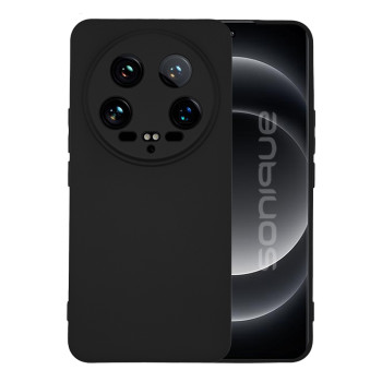 Θήκη Πλάτης Σιλικόνης Απλή για Xiaomi 14 Ultra - Χρώμα: Μαύρο