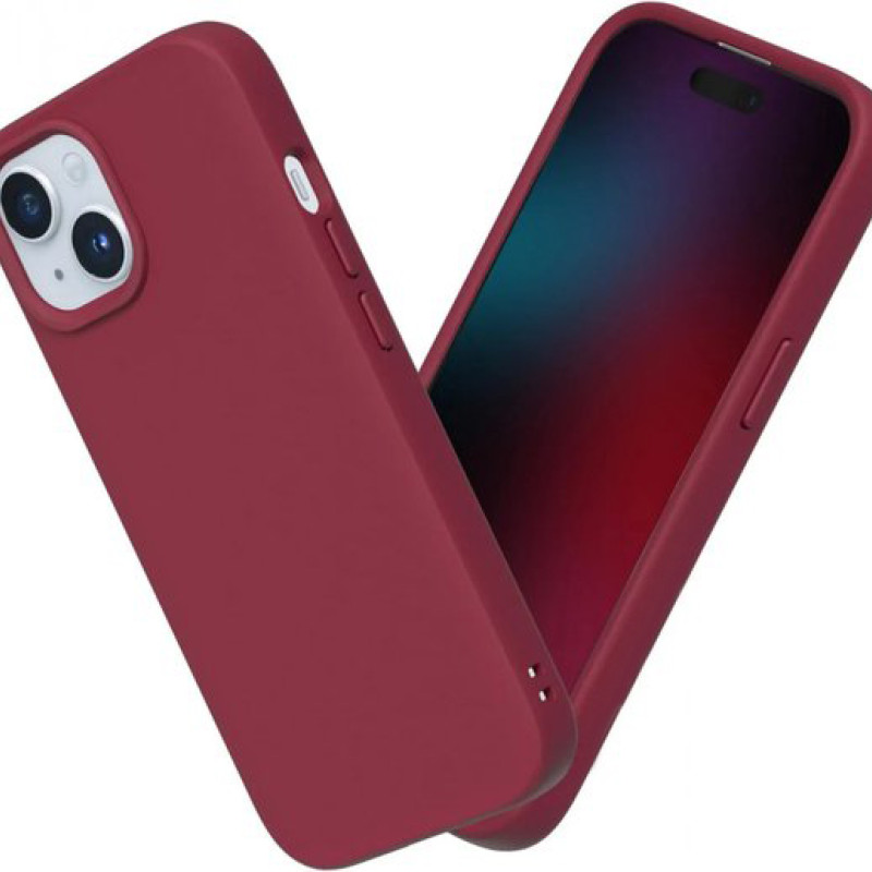 Θήκη Πλάτης Σιλικόνης Soft για Apple iPhone 14 Pro Max - Χρώμα: Μπορντό