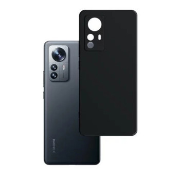 Θήκη Πλάτης Σιλικόνης Soft για Xiaomi Mi 12 Pro - Χρώμα: Μαύρο