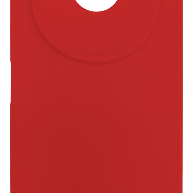 Θήκη Πλάτης Σιλικόνης Soft για Xiaomi Redmi A3 - Χρώμα: Κόκκινο