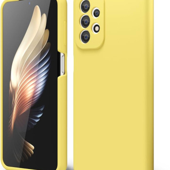 Θήκη Πλάτης Σιλικόνης Soft για Samsung Galaxy A23 - Χρώμα: Κίτρινο