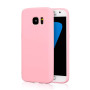 Θήκη Πλάτης Σιλικόνης Απλή για Samsung Galaxy S7 Edge - Χρώμα: Ρόζ