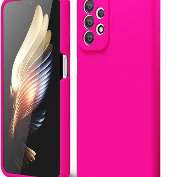 Θήκη Πλάτης Σιλικόνης Soft για Samsung Galaxy A23 - Χρώμα: Φούξια