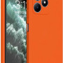 Θήκη Πλάτης Σιλικόνης Soft για Realme C53 - Χρώμα: Πορτοκαλί