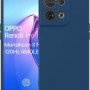 Θήκη Πλάτης Σιλικόνης Soft για Oppo Reno8 Pro 5G - Χρώμα: Σκούρο Μπλε