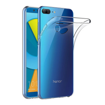 Θήκη Πλάτης Σιλικόνης Απλή για Honor 9 Lite - Χρώμα: Διάφανο