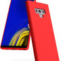 Θήκη Πλάτης Σιλικόνης Απλή για Samsung Galaxy Note 9 - Χρώμα: Κόκκινο
