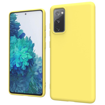 Θήκη Πλάτης Σιλικόνης Soft για Samsung Galaxy S20 FE - Χρώμα: Κίτρινο