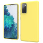 Θήκη Πλάτης Σιλικόνης Soft για Samsung Galaxy S20 FE - Χρώμα: Κίτρινο
