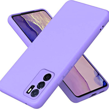 Θήκη Πλάτης Σιλικόνης Soft για Oppo A16/A16S/A16R - Χρώμα: Λιλά