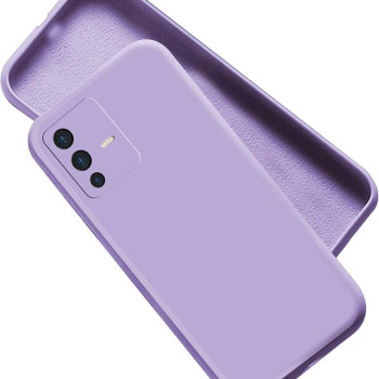 Θήκη Πλάτης Σιλικόνης Soft για Vivo V23 5G - Χρώμα: Λιλά