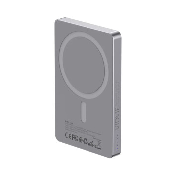 VIDVIE PB789 PowerBank 20W Μαγνητικής Ασύρματης Φόρτισης 5000mAh - Χρώμα: Γκρι