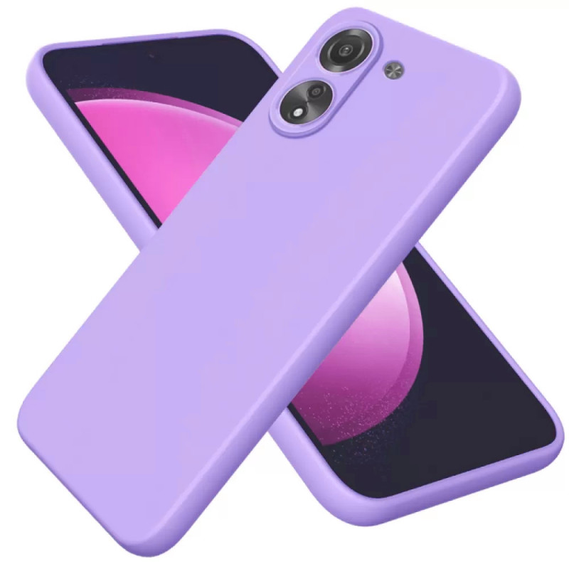 Θήκη Πλάτης Σιλικόνης Soft για Xiaomi Redmi 13C - Χρώμα: Λιλά