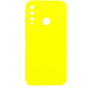 Θήκη Πλάτης Σιλικόνης Απλή με Προστασία Κάμερας για Huawei P40 Lite E - Χρώμα: Κίτρινο