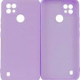 Θήκη Πλάτης Σιλικόνης Απλή για Realme C21 - Χρώμα: Λιλά