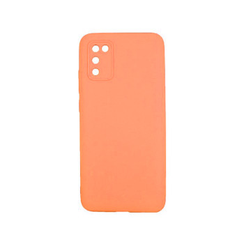 Θήκη Πλάτης Σιλικόνης Soft για Samsung Galaxy A02S - Χρώμα: Κοραλί