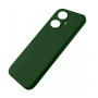 Θήκη Πλάτης Σιλικόνης Soft για Realme C55 - Χρώμα: Σκούρο Πράσινο