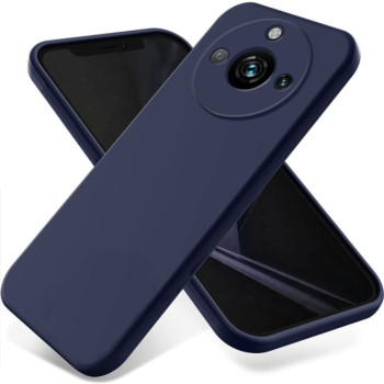 Θήκη Πλάτης Σιλικόνης Soft για Realme 11 Pro Plus - Χρώμα: Σκούρο Μπλέ