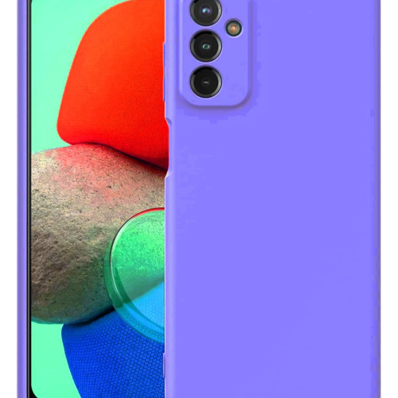 Θήκη Πλάτης Σιλικόνης Soft για Samsung Galaxy M23 - Χρώμα: Λιλά