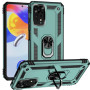 Σκληρή Θήκη Πλάτης Armor με Βάση Στήριξης για Xiaomi Redmi Note 10 Pro - Χρώμα: Σκούρο Πράσινο