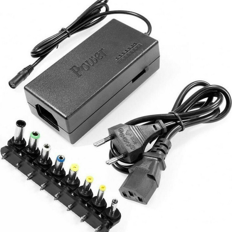 Φορτιστής για Λάπτοπ 96W 12V-24V AC/DC Universal B175 - Χρώμα: Μαύρο