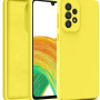 Θήκη Πλάτης Σιλικόνης Soft για Samsung Galaxy A33 - Χρώμα: Κίτρινο