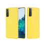 Θήκη Πλάτης Σιλικόνης Soft για Samsung Galaxy S21 Plus - Χρώμα: Κίτρινο