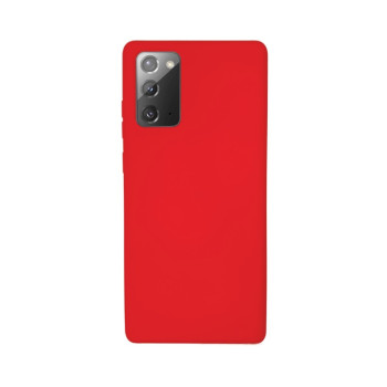 Θήκη Πλάτης Σιλικόνης Απλή για Samsung Galaxy Note 20 - Χρώμα: Κόκκινο
