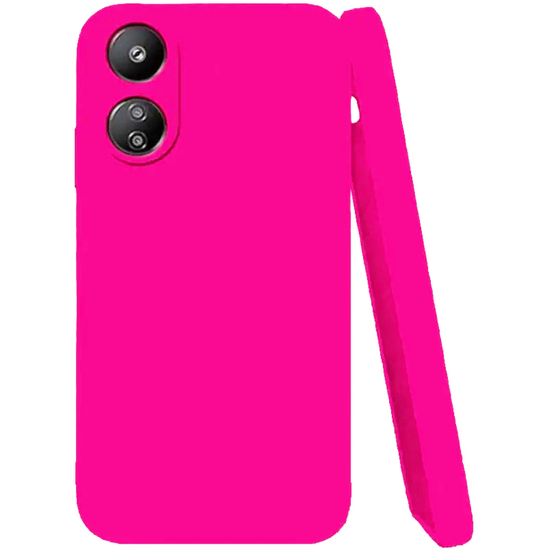 Θήκη Πλάτης Σιλικόνης Soft για Oppo A78 - Χρώμα: Φούξια