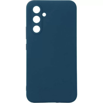 Θήκη Πλάτης Σιλικόνης Soft για Samsung Galaxy A55 - Χρώμα: Σκούρο Μπλε