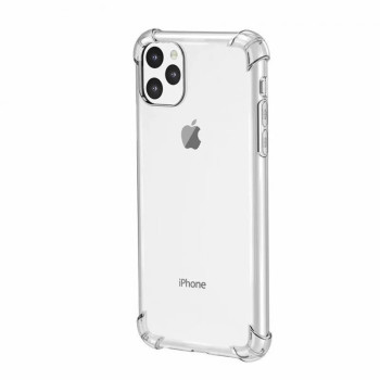 Θήκη Πλάτης Σιλικόνης Anti Shock για Apple iPhone 11 Pro Max - Χρώμα: Διάφανο