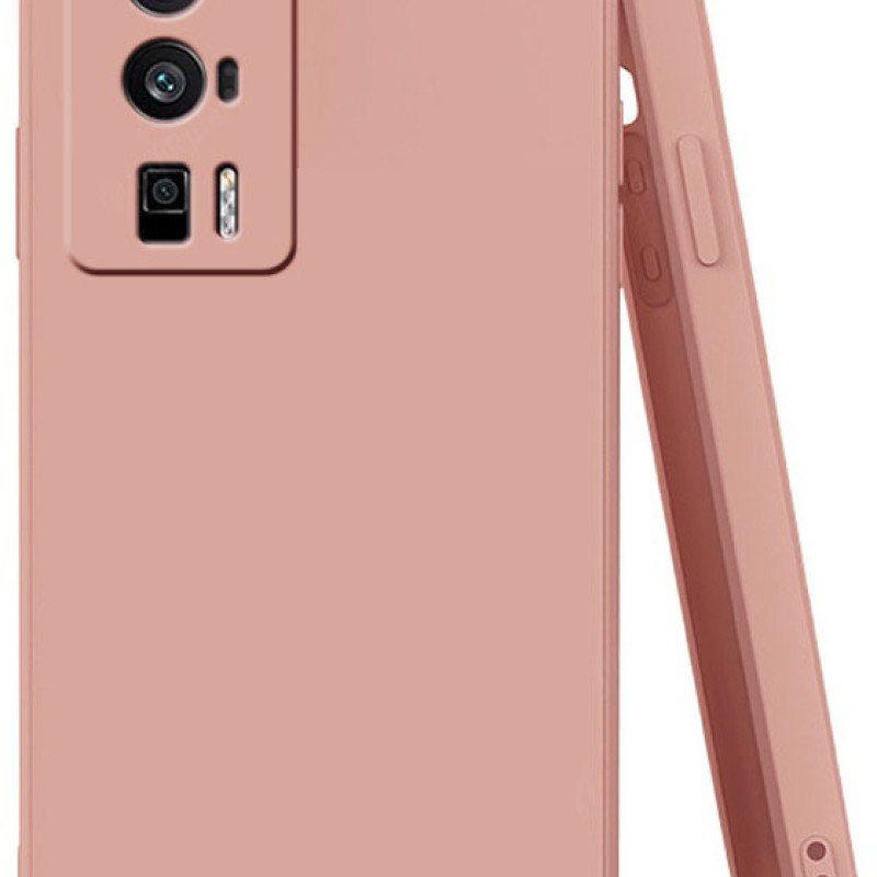 Θήκη Πλάτης Σιλικόνης Soft για Xiaomi Poco F5 Pro - Χρώμα: Απαλό Ρόζ