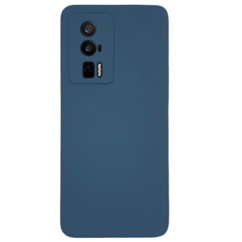 Θήκη Πλάτης Σιλικόνης Soft για Xiaomi Poco F5 Pro - Χρώμα: Απαλό Μπλέ