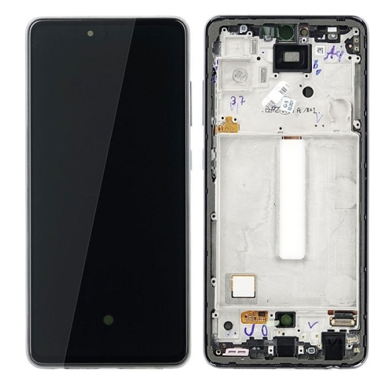 Incell Οθόνη LCD με Μηχανισμό Αφής Assembly και Πλαίσιο για Samsung Galaxy A52 4G A525F - Χρώμα: Μαύρο