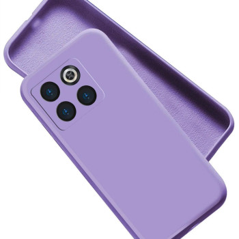 Θήκη Πλάτης Σιλικόνης Soft για Oneplus 10T - Χρώμα: Λιλά