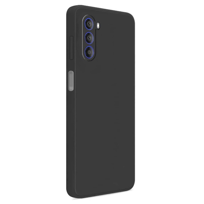 Θήκη Πλάτης Σιλικόνης Soft για Motorola G73 - Χρώμα: Μαύρο