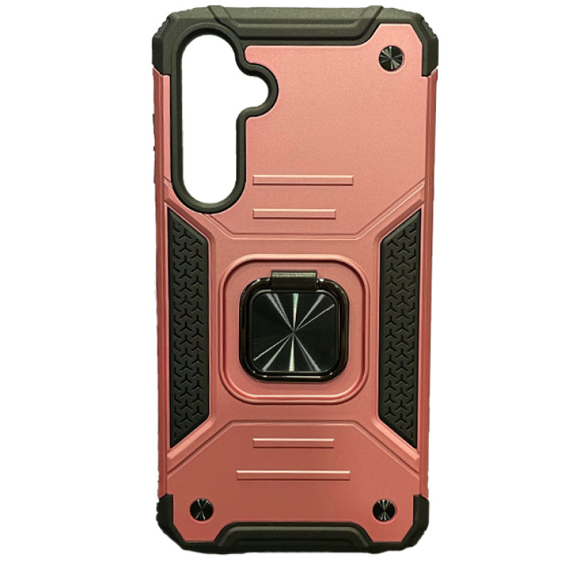 Σκληρή Θήκη Πλάτης New Armor με Βάση Στήριξης για Samsung Galaxy A35 - Χρώμα: Ροζ Χρυσό Σκληρή Θήκη Πλάτης New Armor με Βάση Στήριξης για Samsung Galaxy A35 - Χρώμα: Ροζ Χρυσό