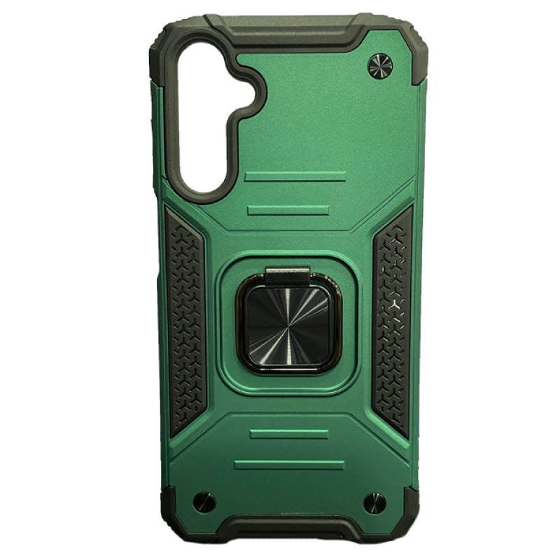 Σκληρή Θήκη Πλάτης Armor New με Βάση Στήριξης για Samsung Galaxy A15 - Χρώμα: Σκούρο Πράσινο Σκληρή Θήκη Πλάτης Armor New με Βάση Στήριξης για Samsung Galaxy A15 - Χρώμα: Σκούρο Πράσινο