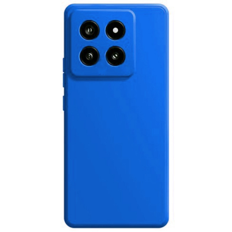 Θήκη Πλάτης Σιλικόνης Απλή για Xiaomi 14 Pro - Χρώμα: Μπλε
