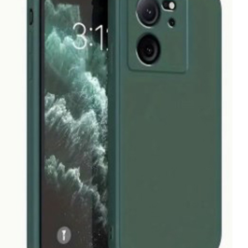 Θήκη Πλάτης Σιλικόνης Soft για Xiaomi Mi 13T - Χρώμα: Σκούρο Πράσινο Θήκη Πλάτης Σιλικόνης Soft για Xiaomi Mi 13T - Χρώμα: Σκούρο Πράσινο