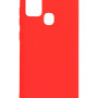 Θήκη Πλάτης Σιλικόνης Απλή για Samsung Galaxy A21S A217F - Χρώμα: Κόκκινο