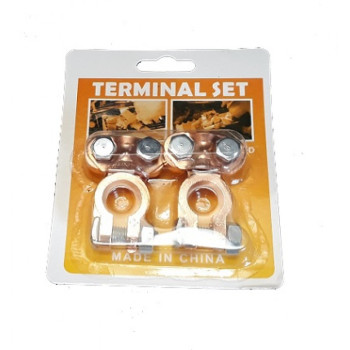 Ακροδέκτες για Πόλους Μπαταρίας Σετ 2 Τεμάχια Ακροδέκτες για Πόλους Μπαταρίας Σετ 2 Τεμάχια