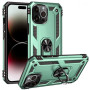 Σκληρή Θήκη Πλάτης Armor με Βάση Στήριξης για iPhone 14 Pro - Χρώμα: Πράσινο