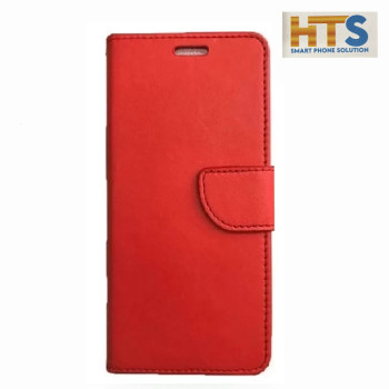 HTS Θήκη Βιβλίο με Κλίπ για Xiaomi Redmi Note 9 Pro - Χρώμα: Κόκκινο