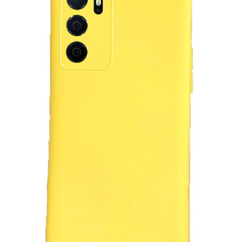 Θήκη Πλάτης Σιλικόνης Soft για Oppo A54S - Χρώμα: Κίτρινο