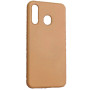 Θήκη Πλάτης Σιλικόνης Απλή για Samsung Galaxy A20E A202F - Χρώμα: Καφέ