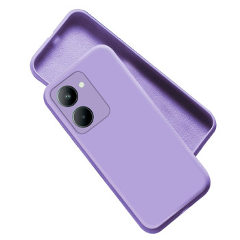Θήκη Πλάτης Σιλικόνης Soft για Realme C33 - Χρώμα: Λιλά