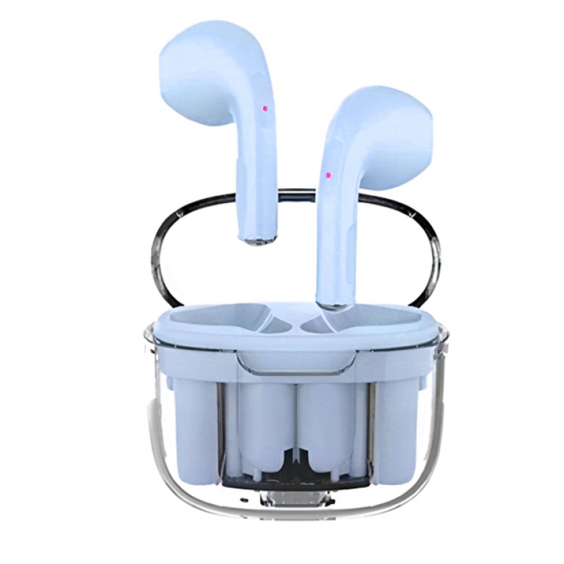 LOL AP01 Ασύρματα Bluetooth Ακουστικά Με Θήκη Φόρτισης True Wireless Stereo Earbuds - Χρώμα: Μπλε